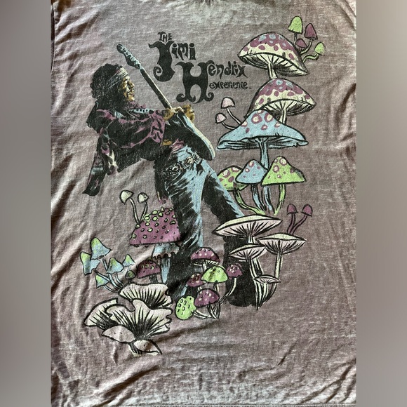 NWOT Distressed Jimi Hendrix Experience T-Shirt size Small. - Picture 3 of 5